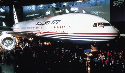 Boeing777型機 ©Boeing