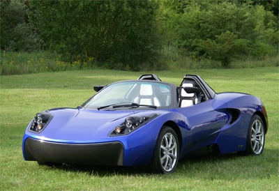 東レが試作した次世代型コンセプトEV(電気自動車)TEEWAVE®AR1