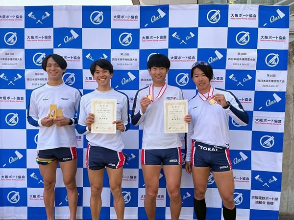 【西日本】ワンツーフィニッシュを決めた　ペア（2クルー）メンバー