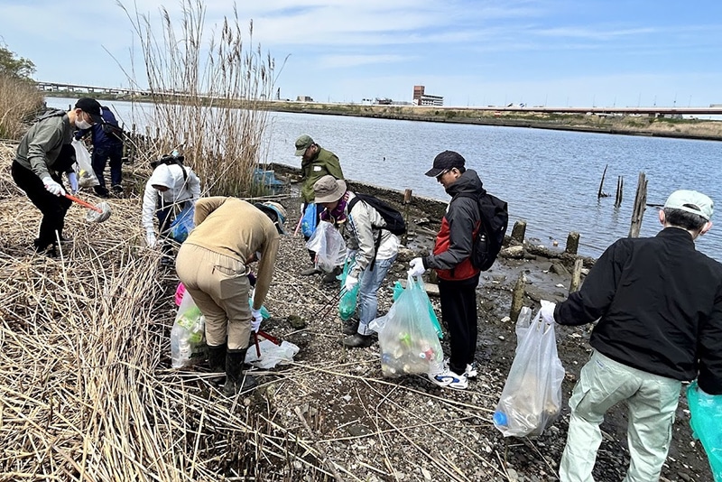 Clean-up participants