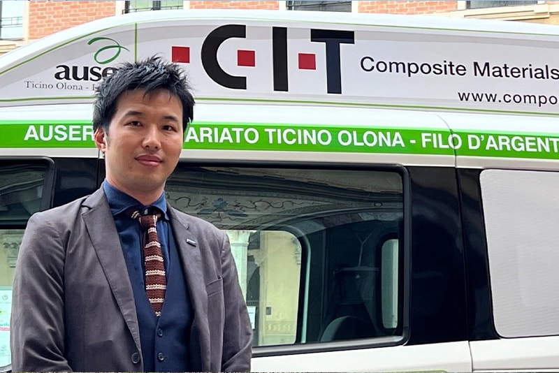 Toray was a sponsor of the “We with you” project organized by Auser (Associazione per l’invecchiamento attivo) and the Italian city of Legnano, aimed at promoting active aging for the elderly and increasing their involvement in society. The project provided wheelchair-accessible transport vehicles to support the daily lives of people with disabilities. [Composite Materials (Italy) s.r.l.]