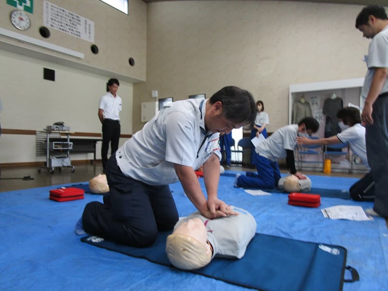 CPR training (Toray Industries Inc. Seta Plant)