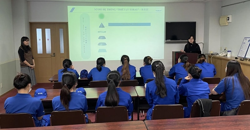 Intern training at Sowa Textile Co., Ltd.
