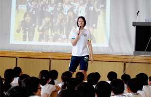 大山加奈さんによる講演会「夢にむかって」