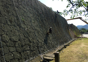 「KIKKONET®」を用いた崩落防止工事が施工された熊本城石垣  最新CSRニュース一覧