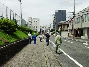 清掃の様子