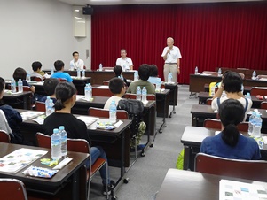 NPOびわ湖トラスト氏家副理事長（東レ社友）開会挨拶