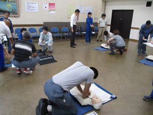 救急講習会の様子