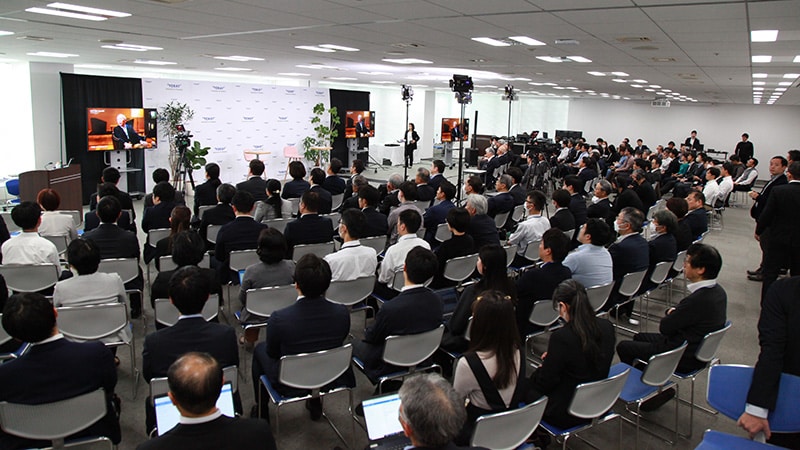 「東レ社員フォーラム」東京本社会場の様子