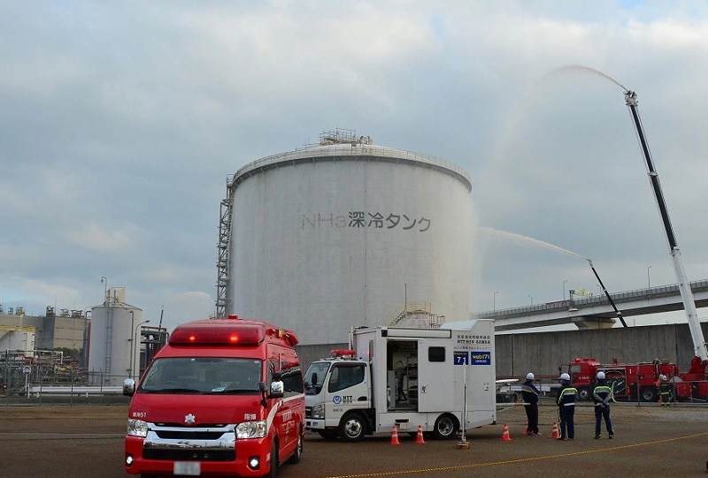愛知県石油コンビナート等防災訓練（東レ（株）東海工場）
