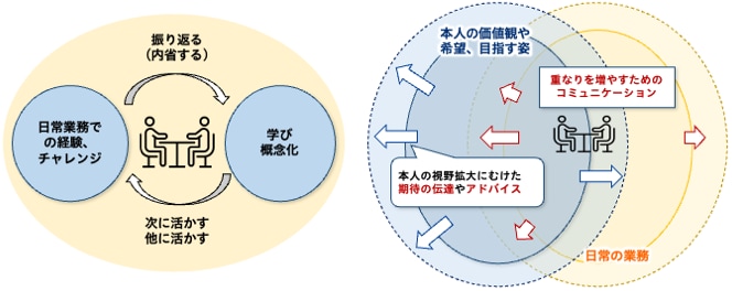 個別面談（キャリア面談）を通じたすり合わせと相互理解