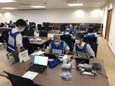 2023年度に実施した「第11回全社地震対策本部設置訓練」の様子