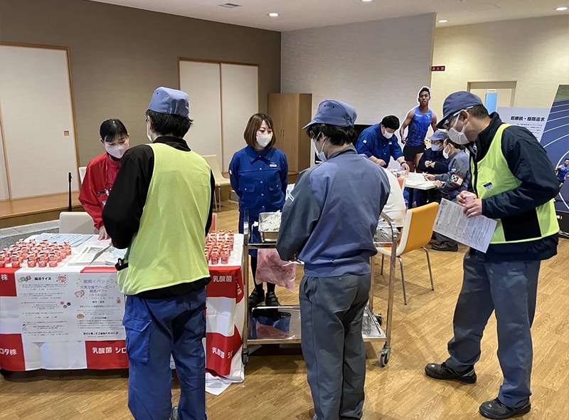 地元企業と共催した腸活イベント