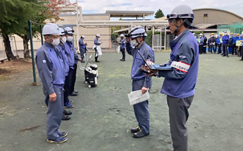 防災訓練（東レハイブリッドコード（株））